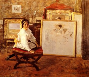 Did You Speak to Me? by William Merritt Chase